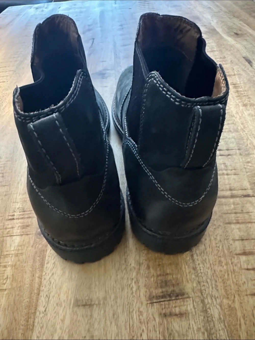 Florsheim 11970 010 Men's Black Nubuck leather Slip-On Chelsea Boots size 11 M